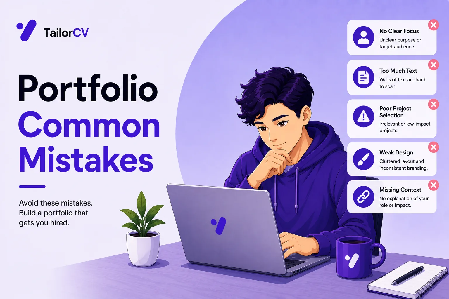 Portfolio Common Mistakes 2026 - What Costs You Interviews
