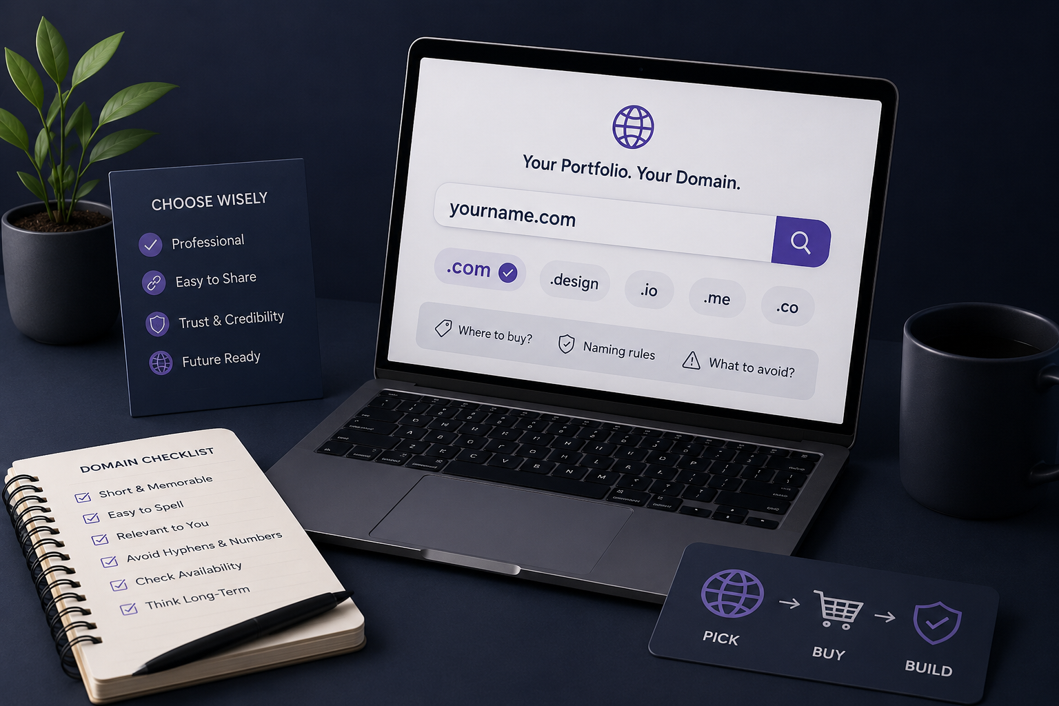How to Choose a Domain Name for Your Portfolio (2026)