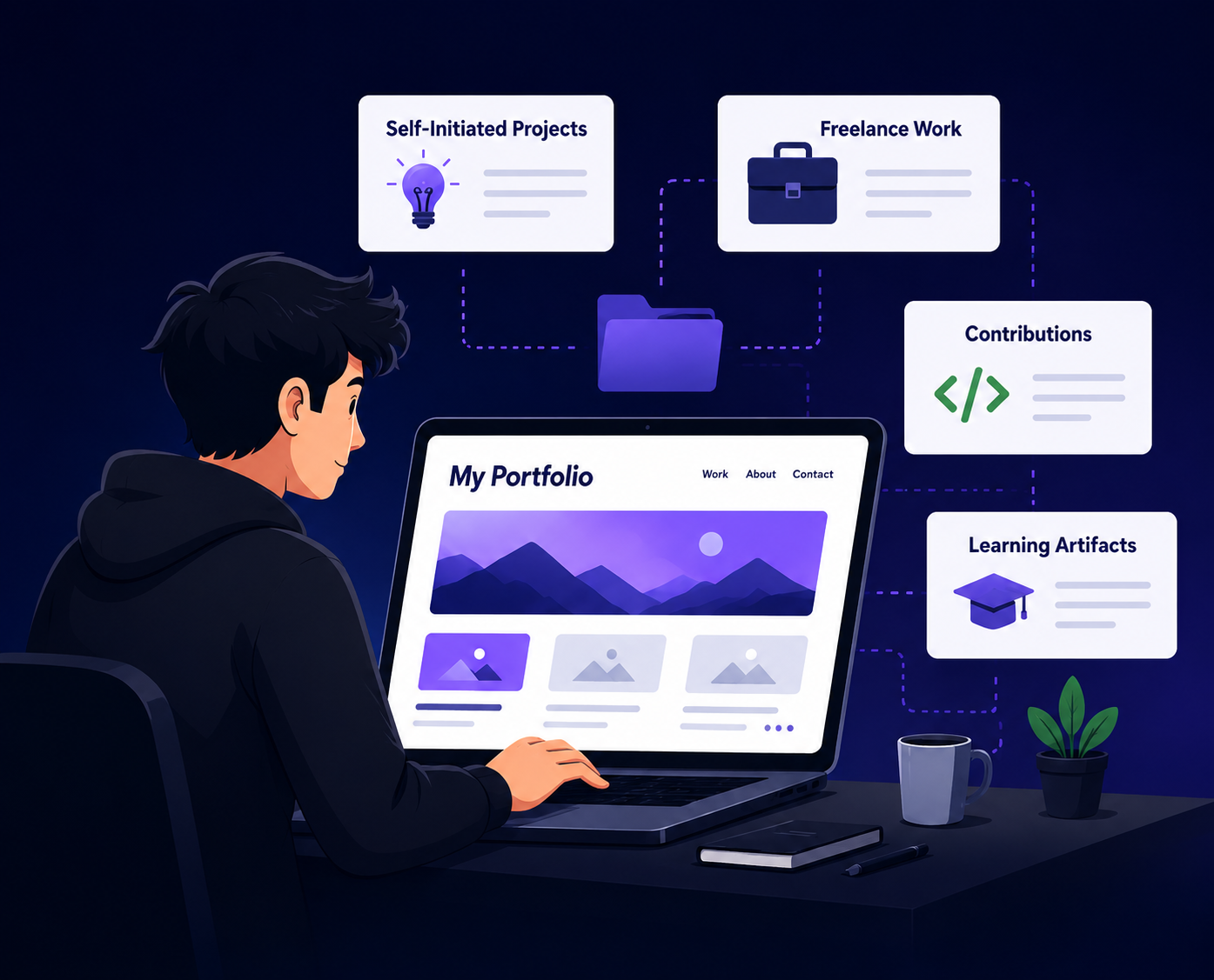 How to Build a Portfolio With No Experience (2026 Guide)