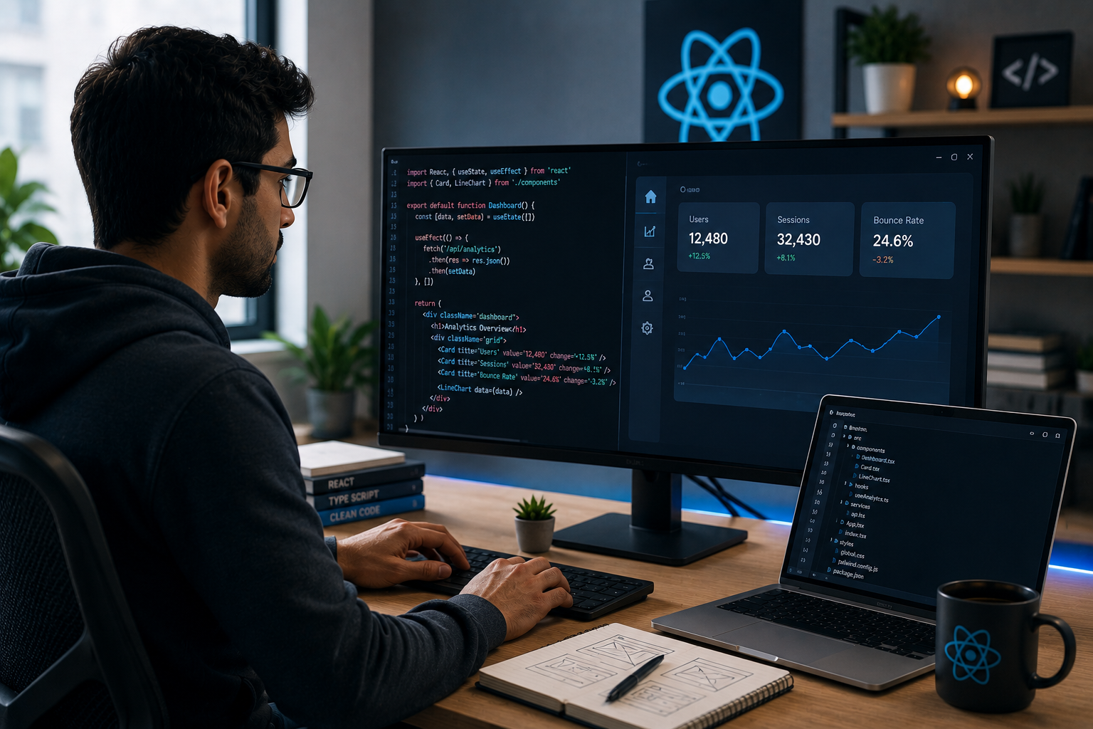 React Developer Resume 2026 — Complete Guide with Examples