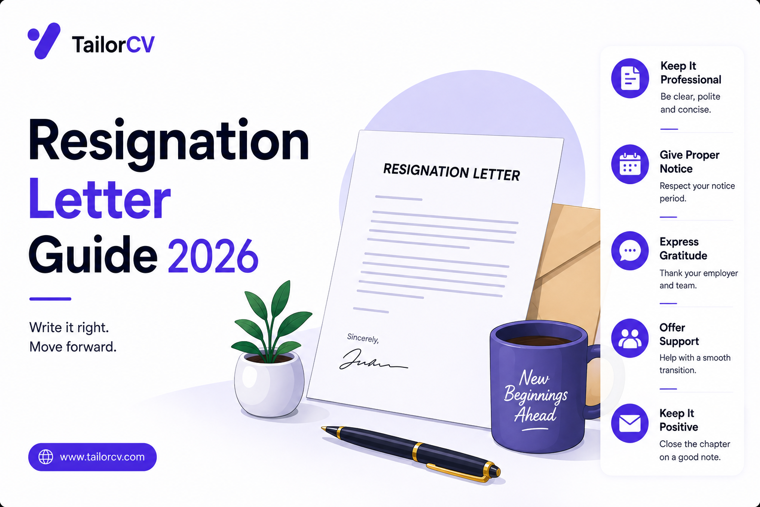 Resignation Letter Guide 2026 - How to Resign Professionally (With Templates)