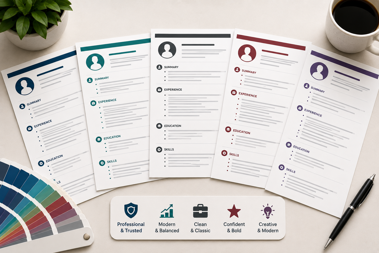 Resume Design and Color Guide for 2026 — What's Professional and What Isn't