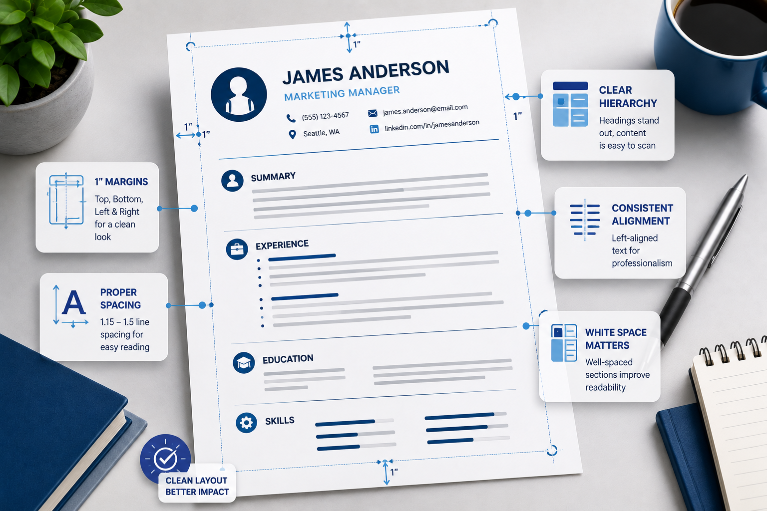 Resume Margins, Spacing and Layout — The Complete Format Guide for 2026