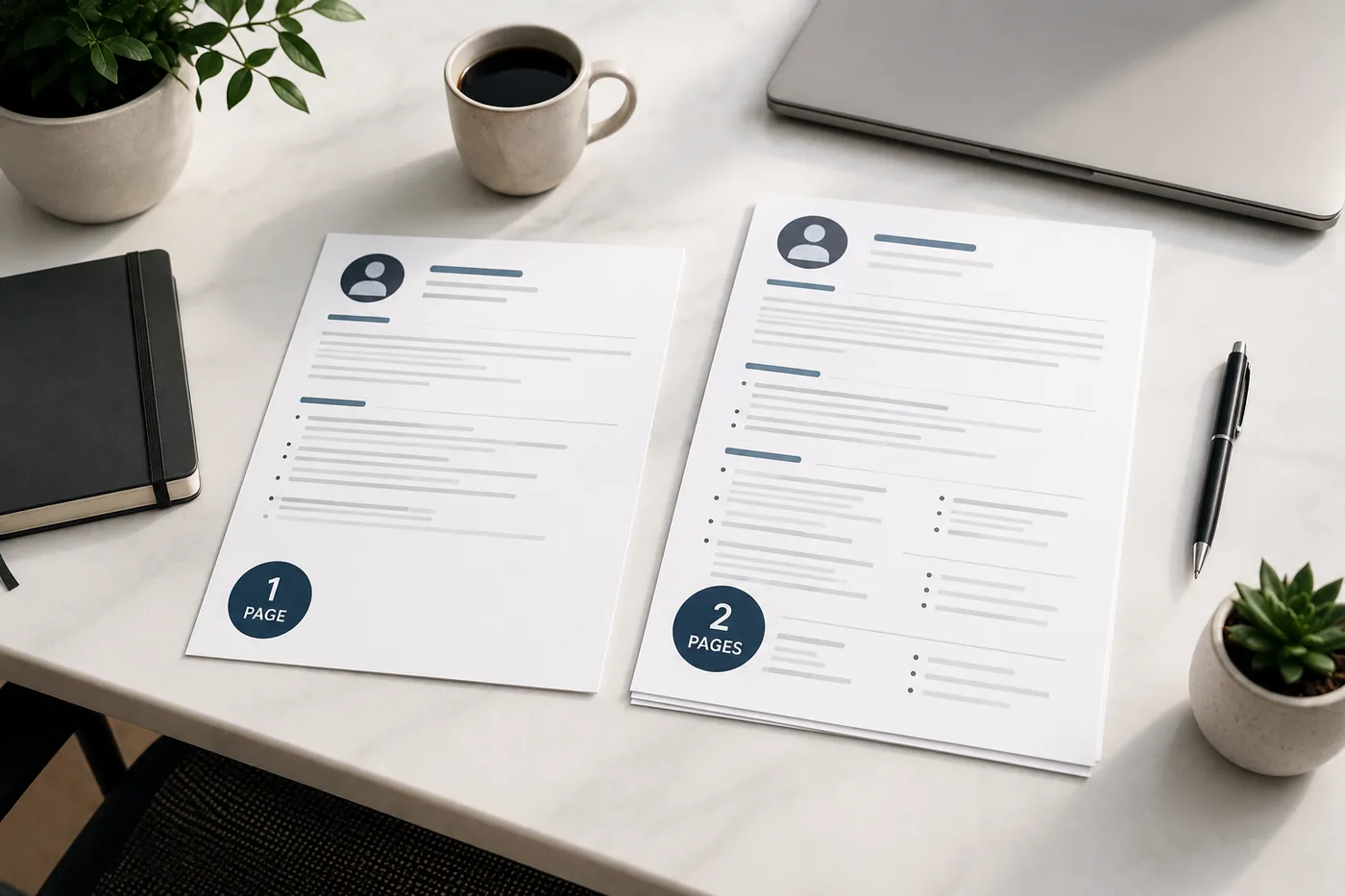 Ideal Resume Length in 2026 - One Page or Two? Complete Guide