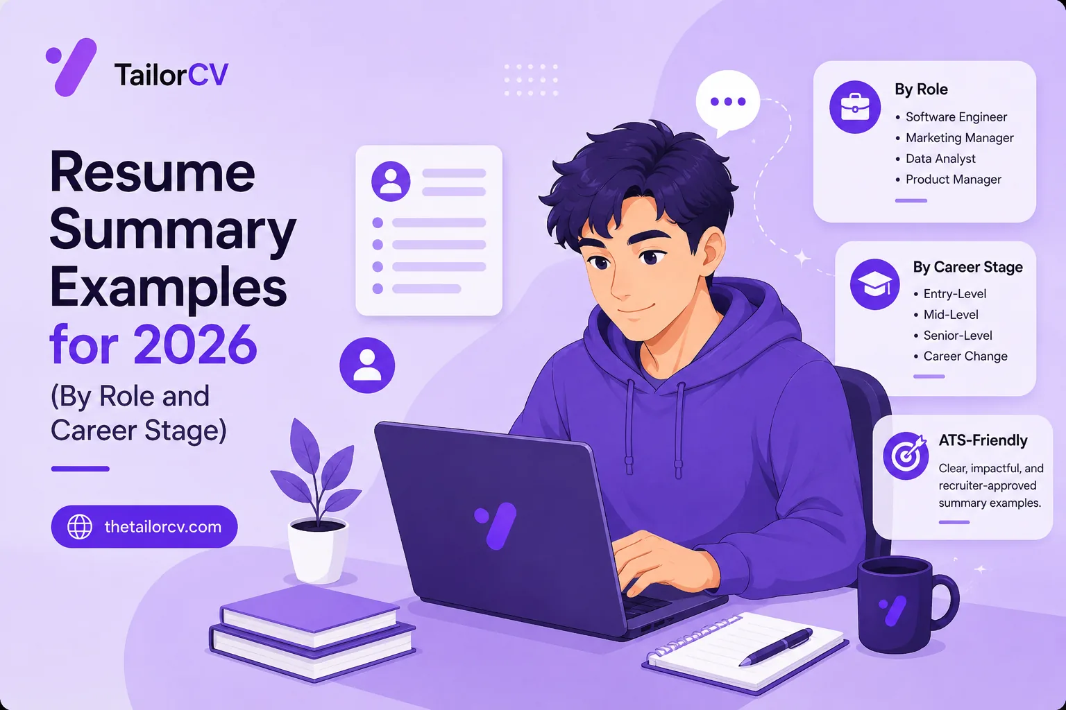 Resume Summary Examples for 2026 (By Role and Career Stage)