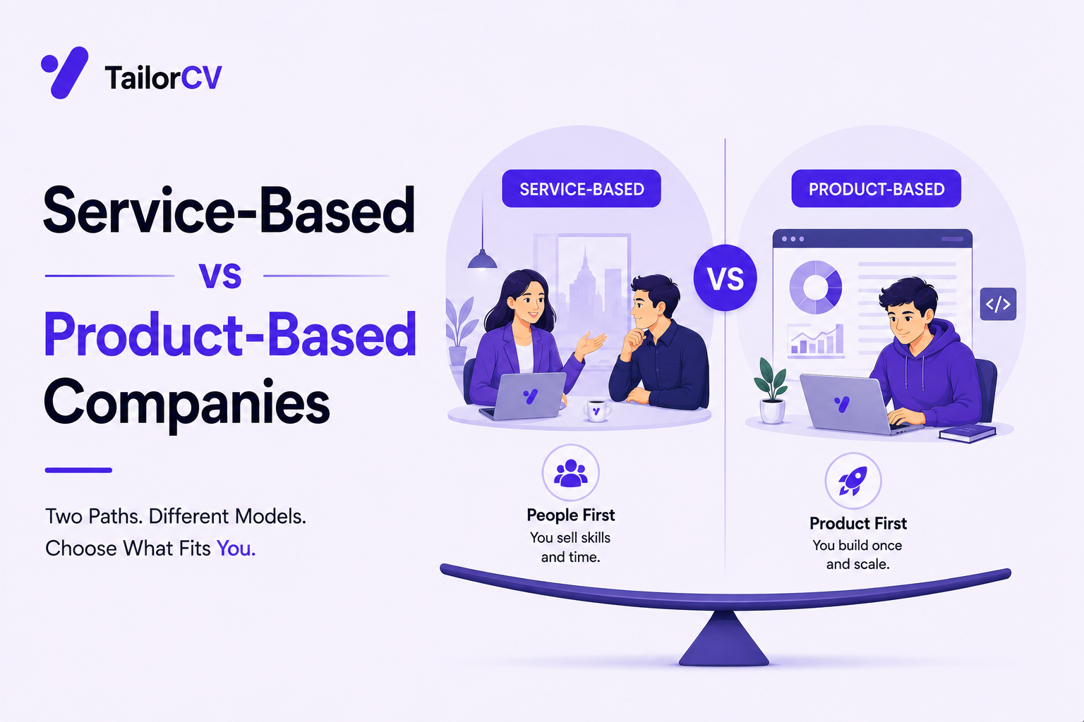 Service-Based vs Product-Based Companies 2026 - Which Should You Target?