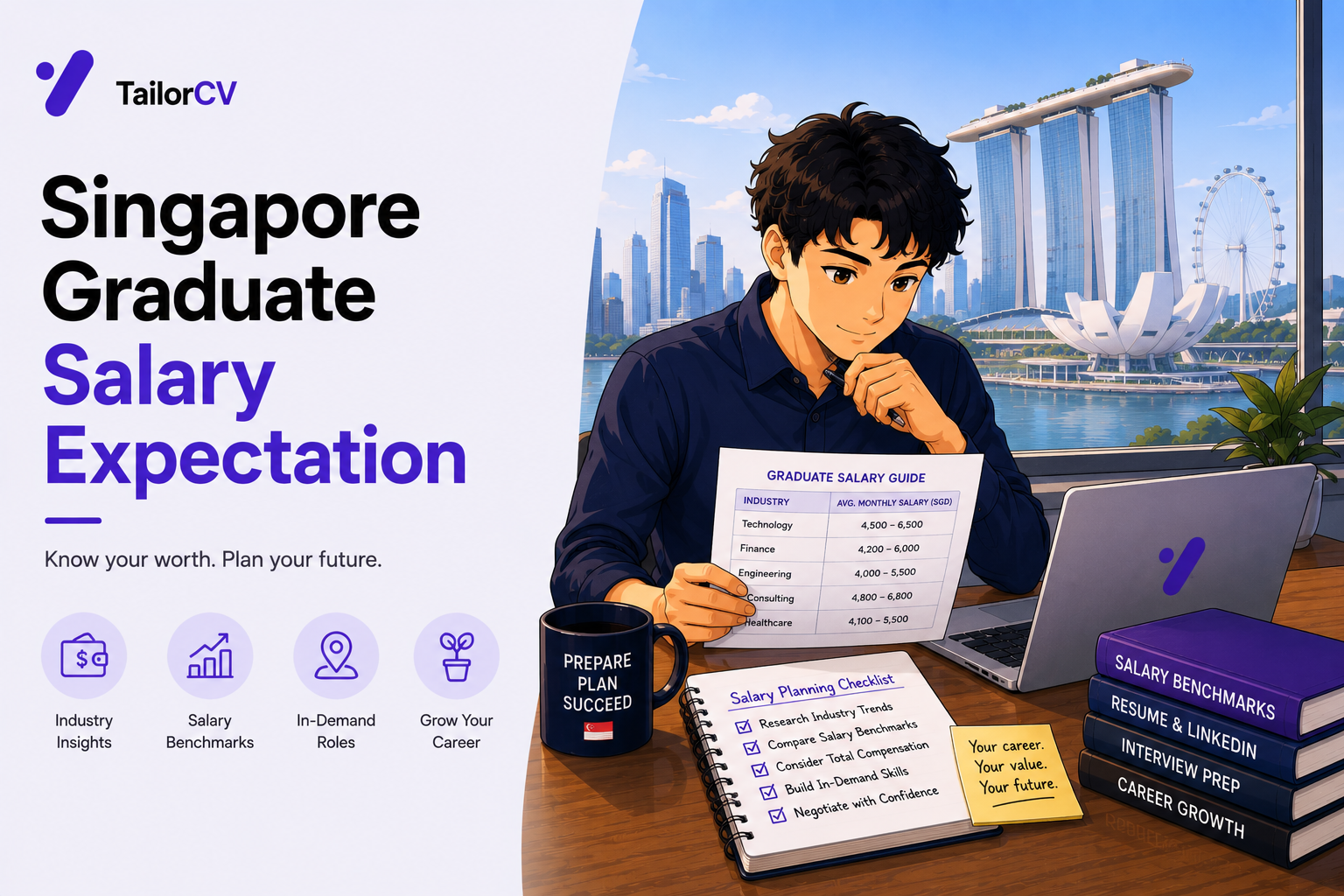 Singapore Graduate Salary Expectations 2026 - How to Answer and What to Research