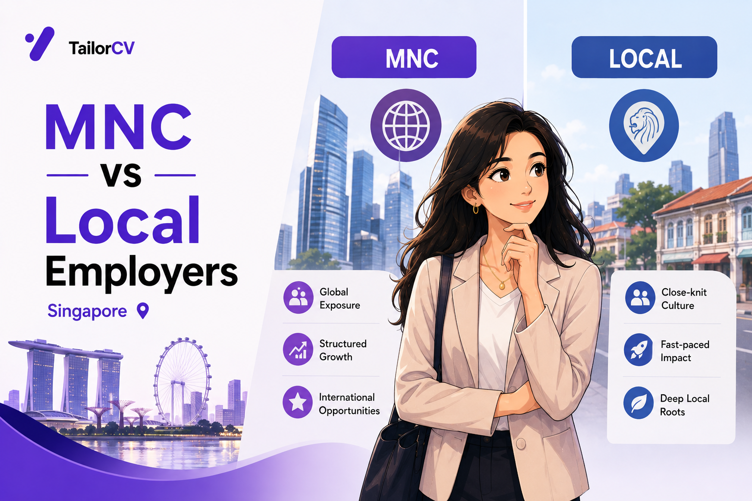 Singapore MNCs vs Local Employers - Which Suits a Graduate Better