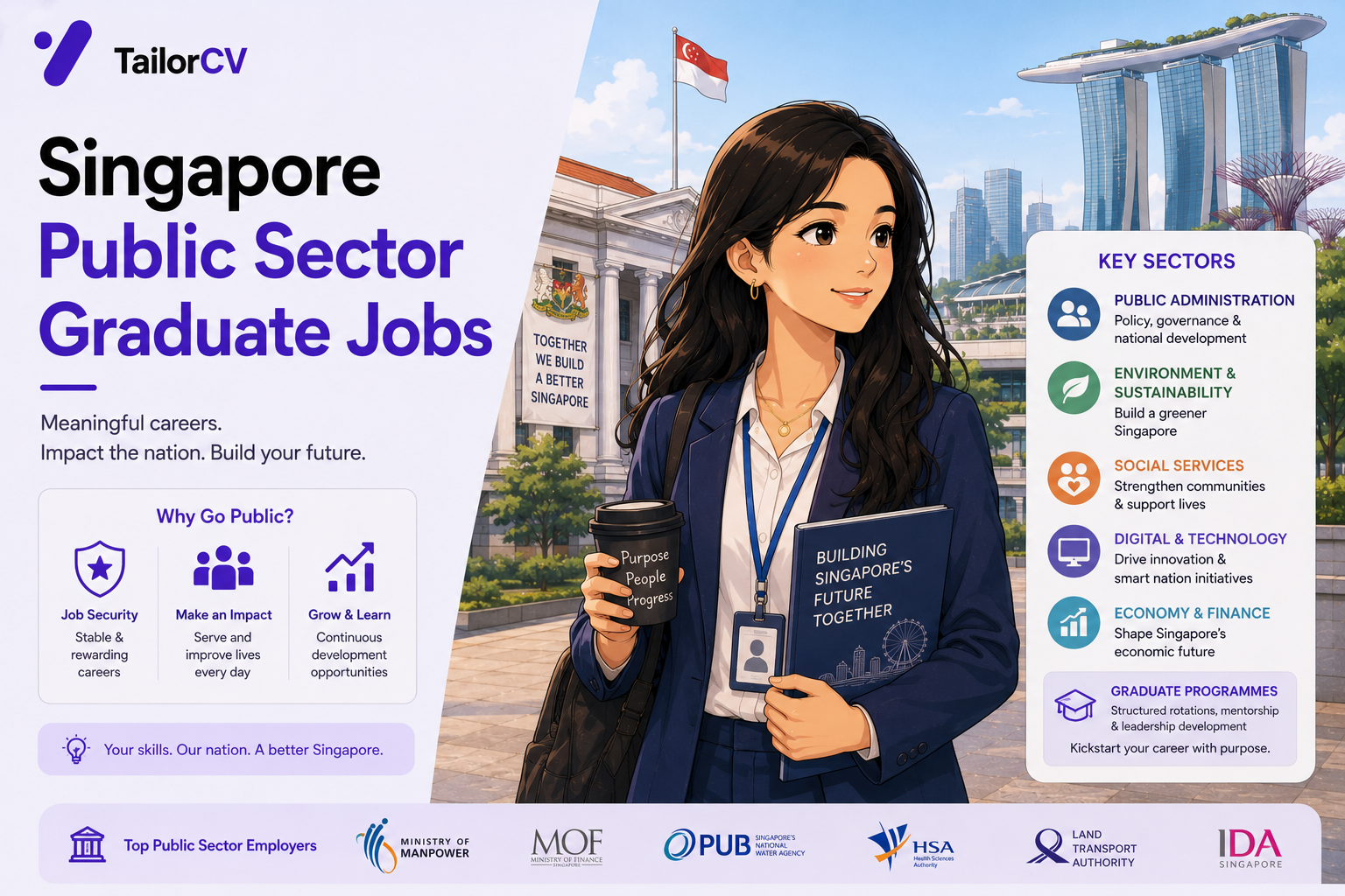 Singapore Public Sector and Statutory Board Jobs for Graduates