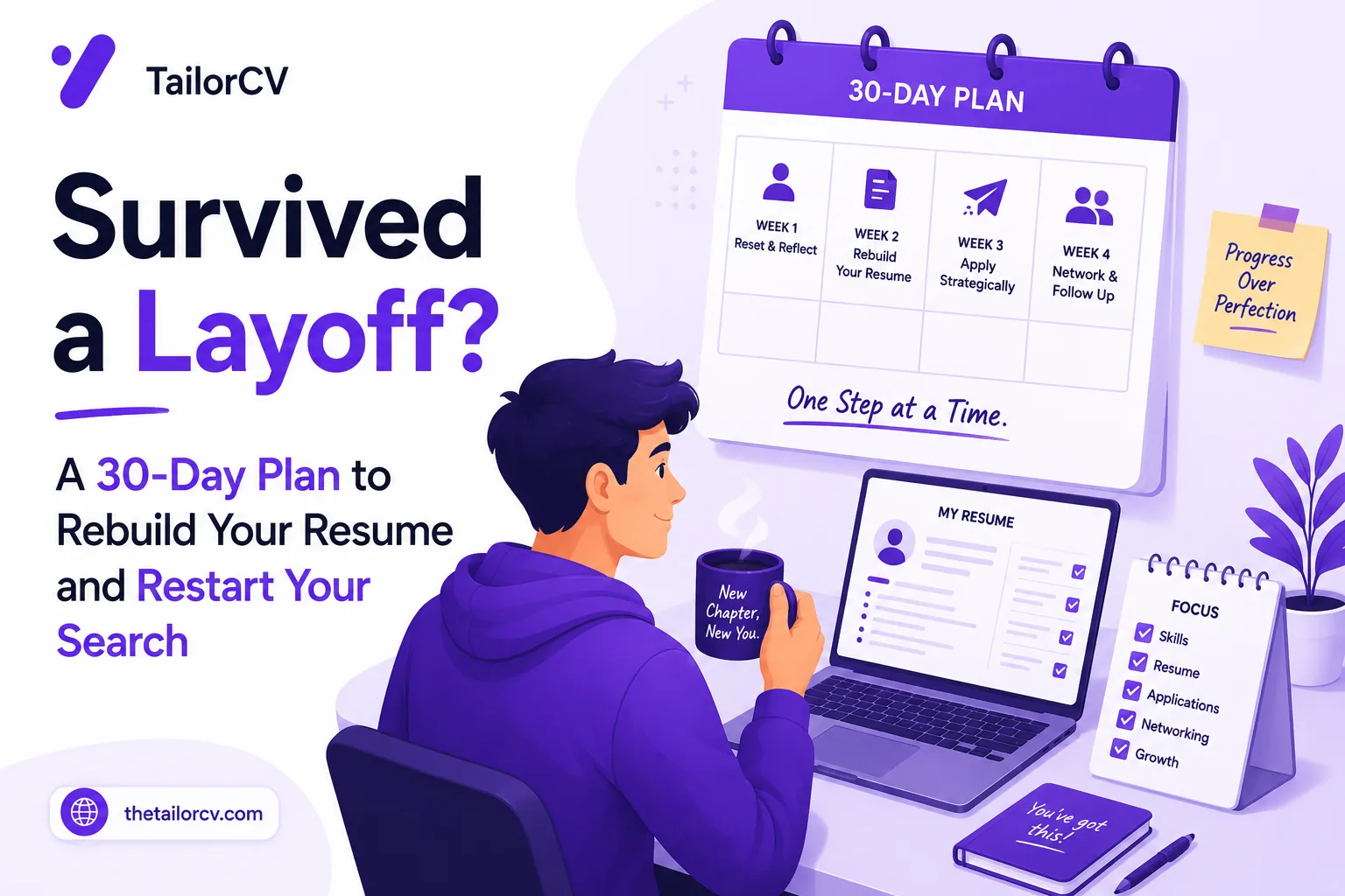 Survived a Layoff? A 30-Day Plan to Rebuild Your Resume and Restart Your Search