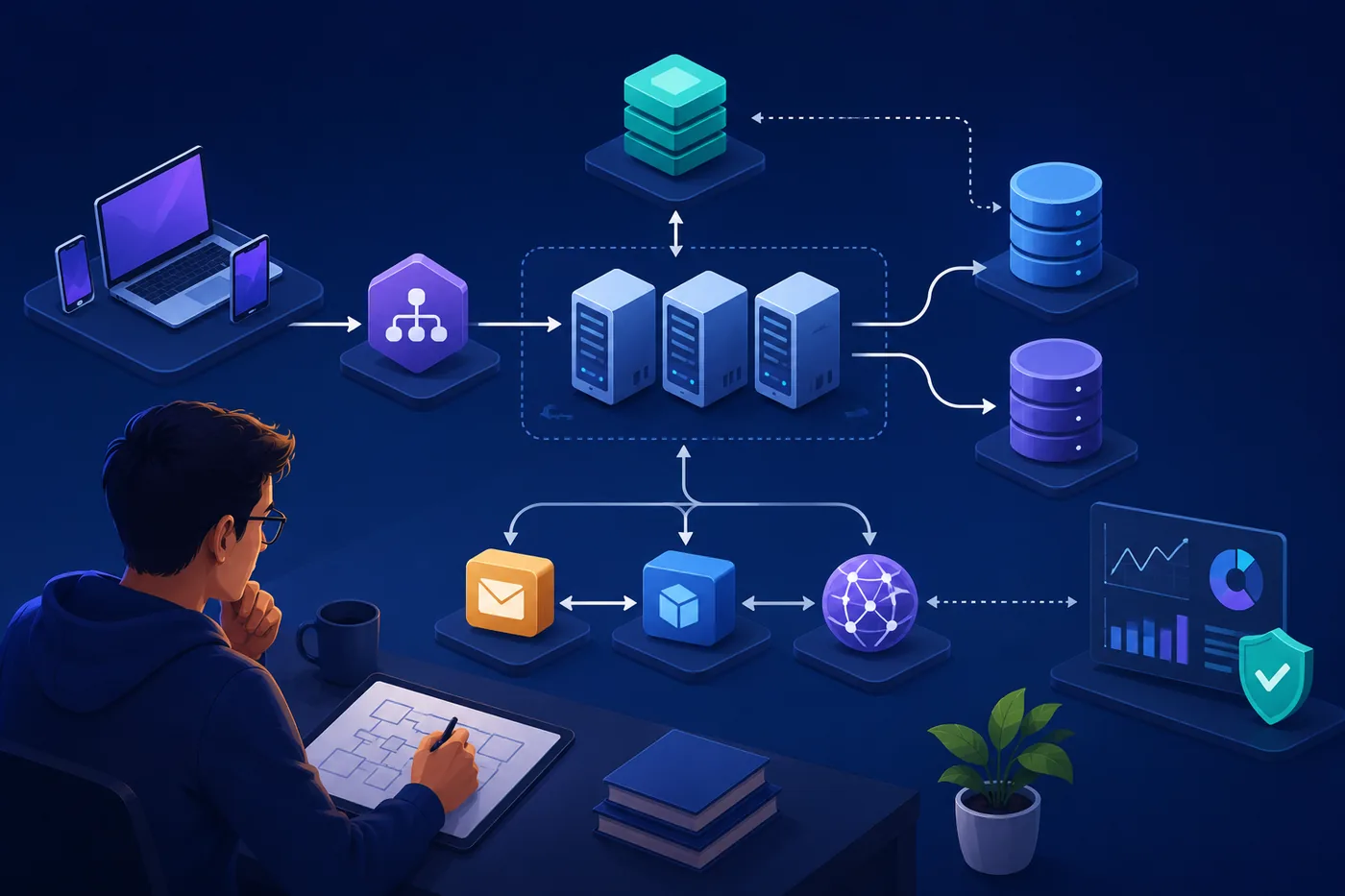 System Design Interview Guide 2026 - Framework and Examples