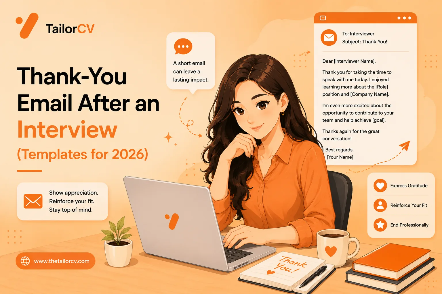 Thank-You Email After an Interview (Templates for 2026)