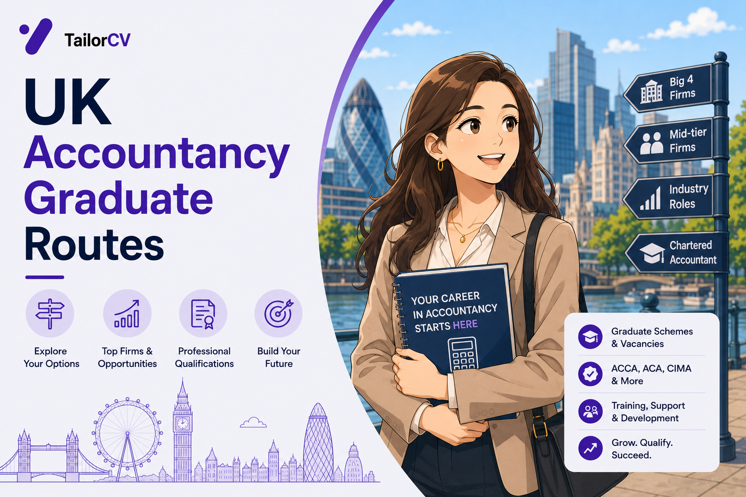 UK Accountancy Graduate Routes - Qualifications and Employers