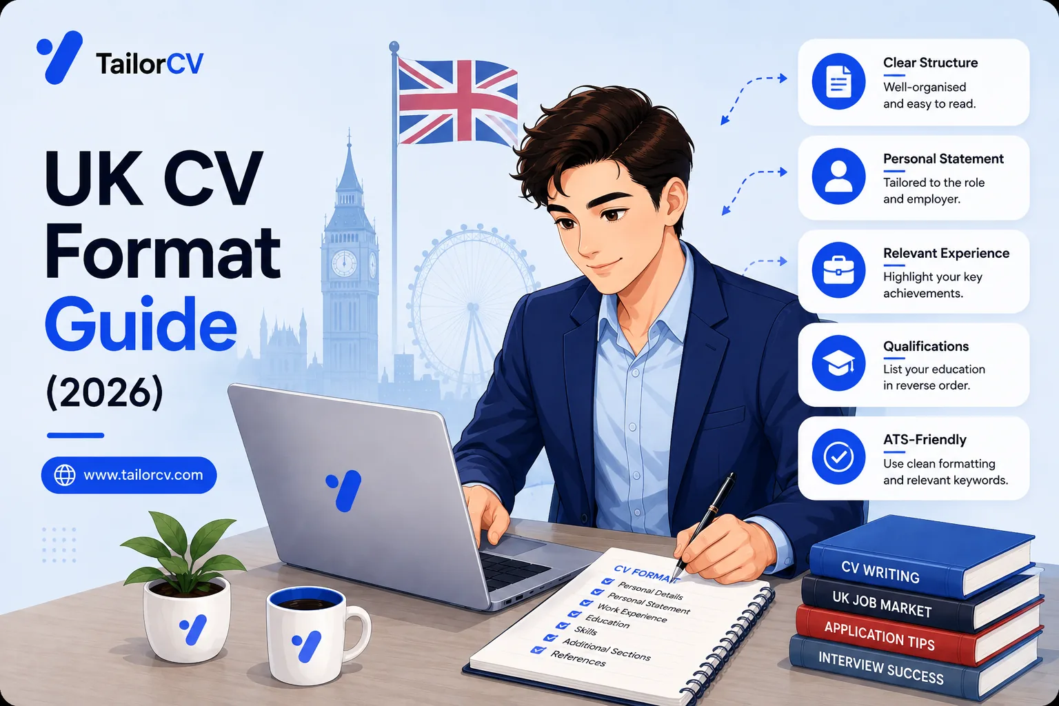 UK CV Format Guide 2026 - Structure British Employers Expect