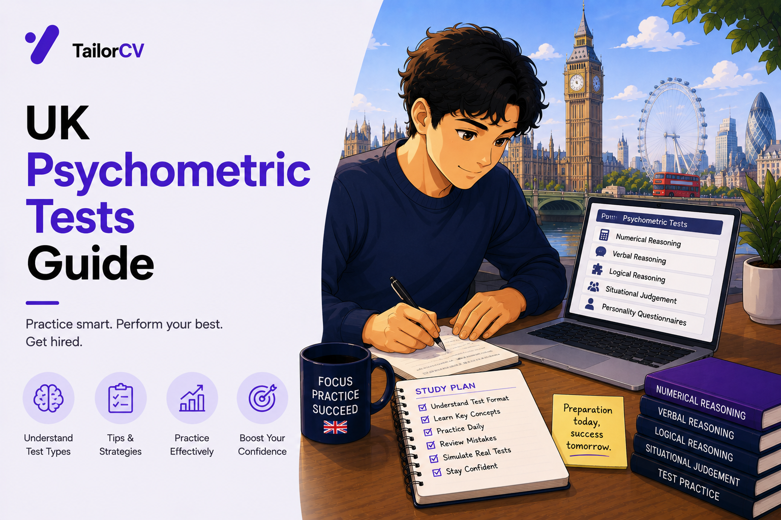 UK Graduate Psychometric Tests - Numerical, Verbal, Situational and Games