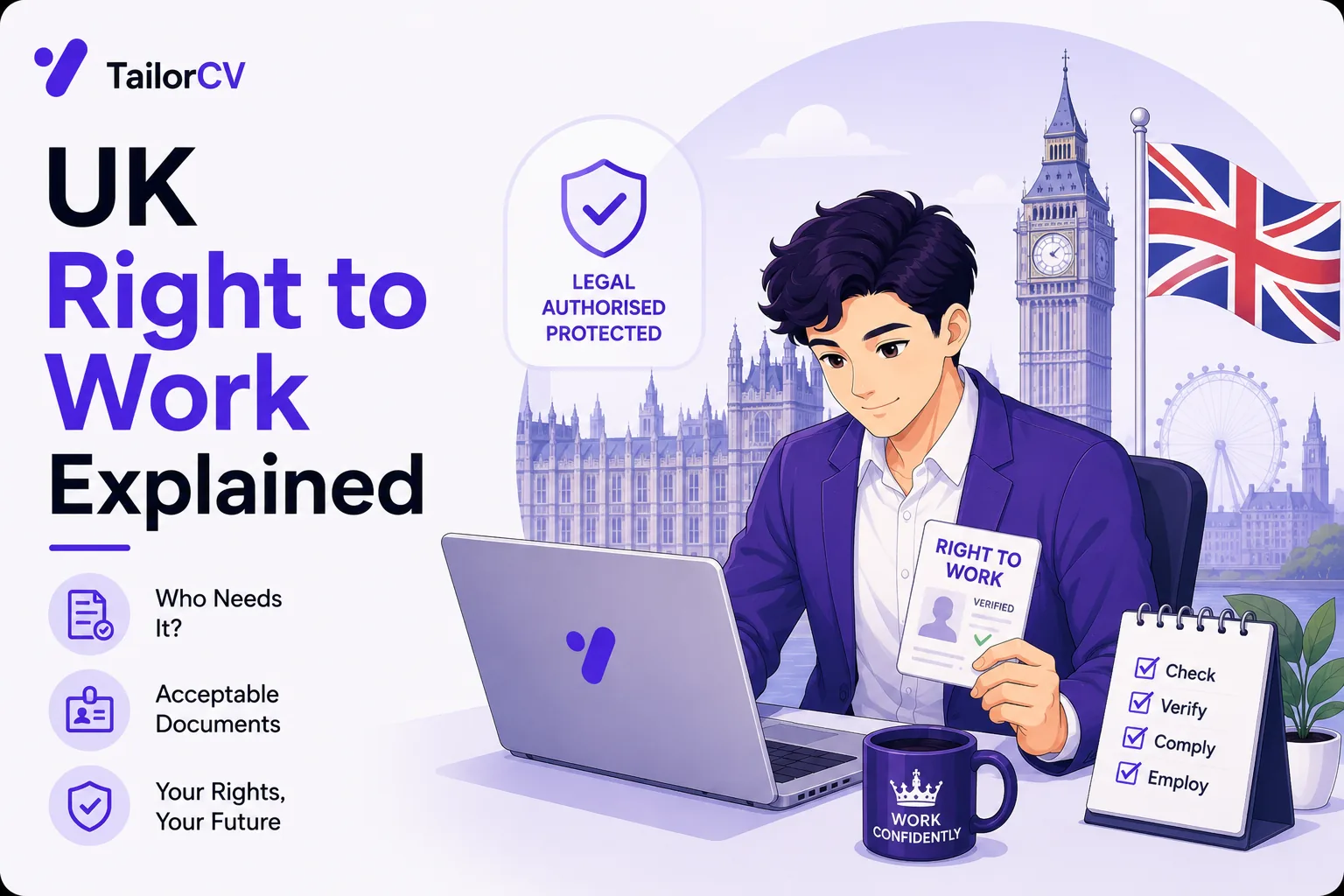 UK Right to Work Explained 2026 - What Employers Check and What to Say