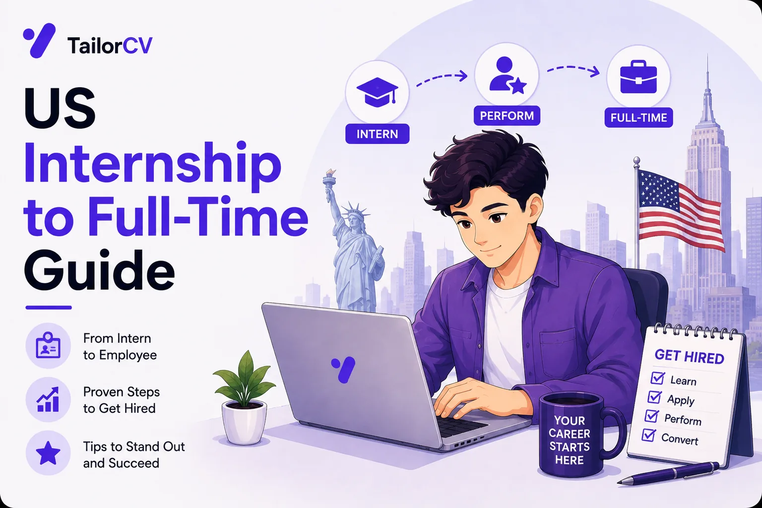 US Internship to Full-Time Guide 2026 - Converting the Return Offer