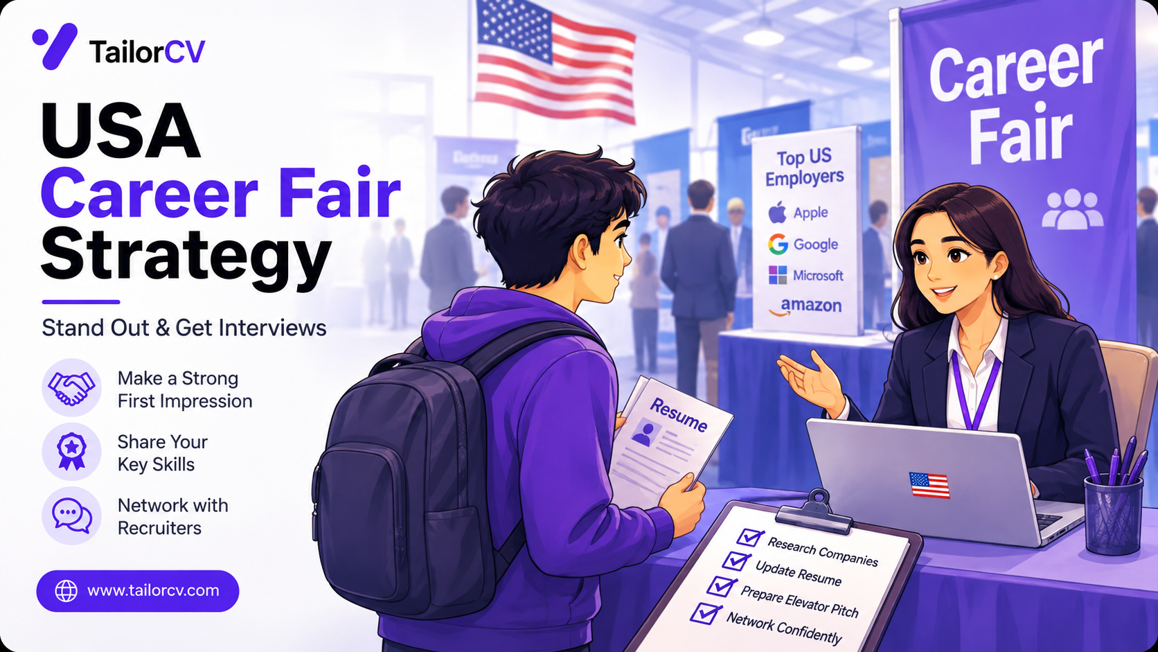 US Career Fair Strategy - What to Do Before, During and After