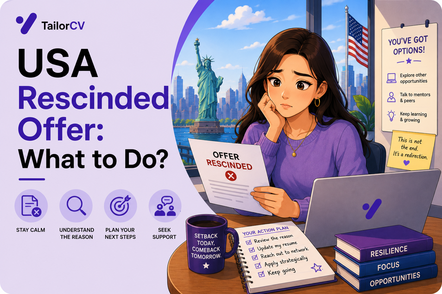 If Your US Job Offer Is Rescinded - What to Do in the First Week