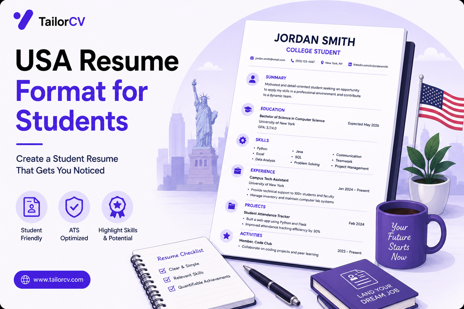 US Resume Format for Students - What American Employers Expect