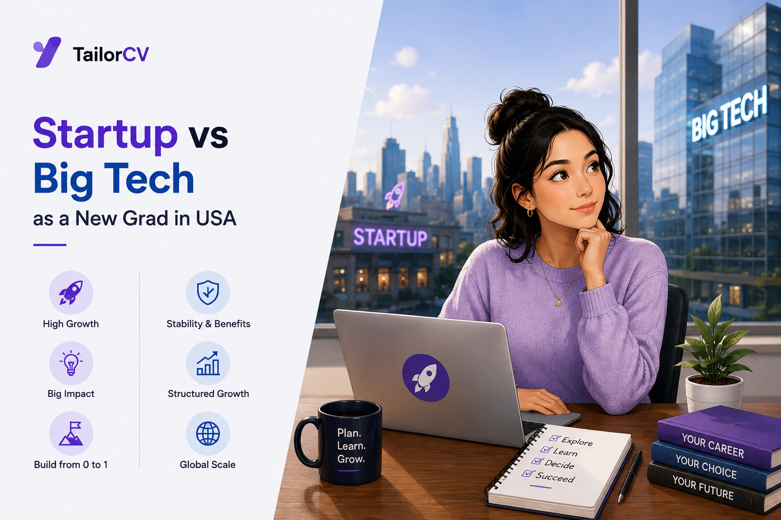 Startup or Big Tech for Your First Job - What Actually Differs