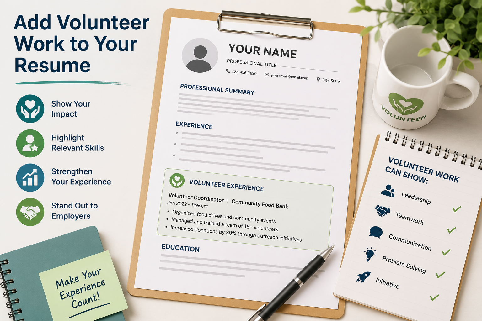 How to Add Volunteer Work to Your Resume (With Examples for Every Situation)