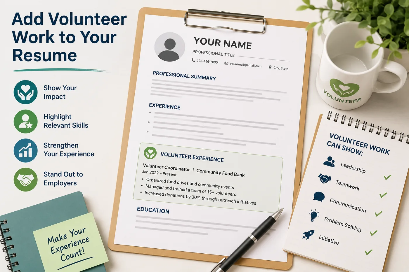 How to Add Volunteer Work to Your Resume (With Examples for Every Situation)