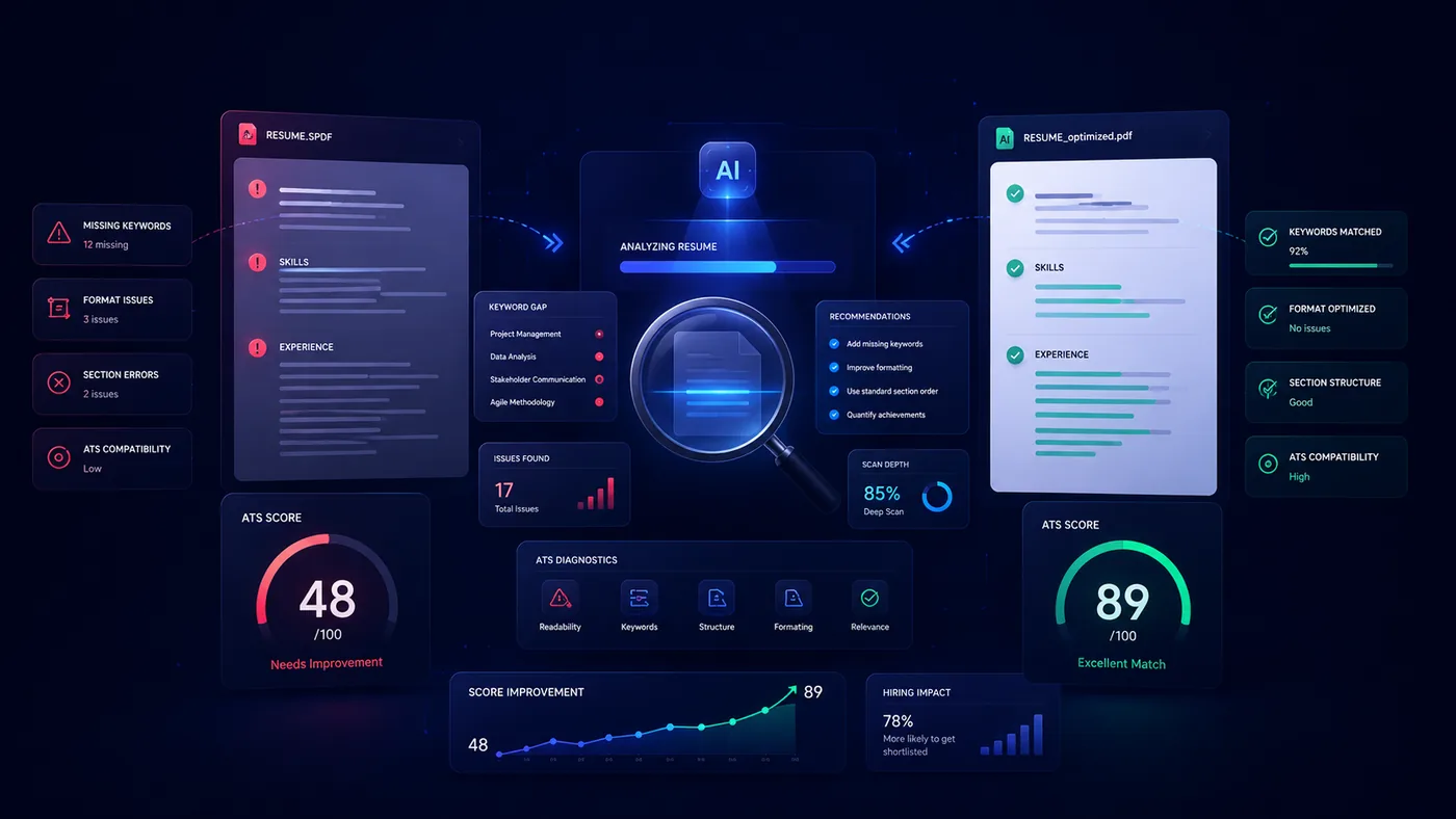 Why Is My ATS Score So Low? 12 Reasons and Fixes (2026)