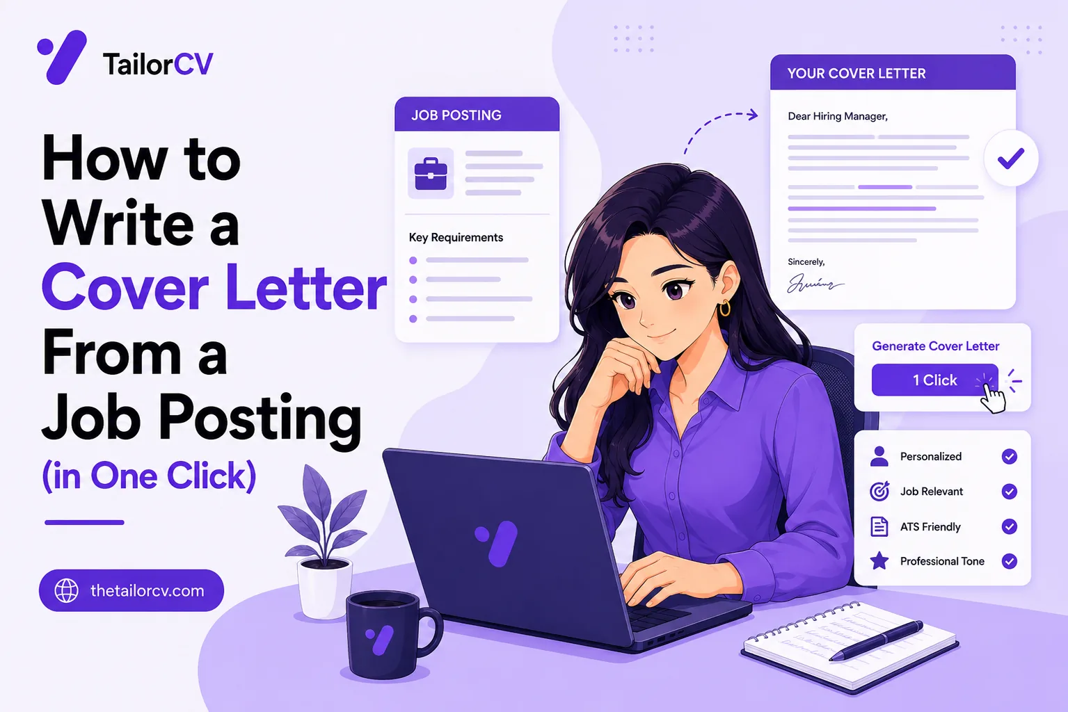 How to Write a Cover Letter From a Job Posting (in One Click)