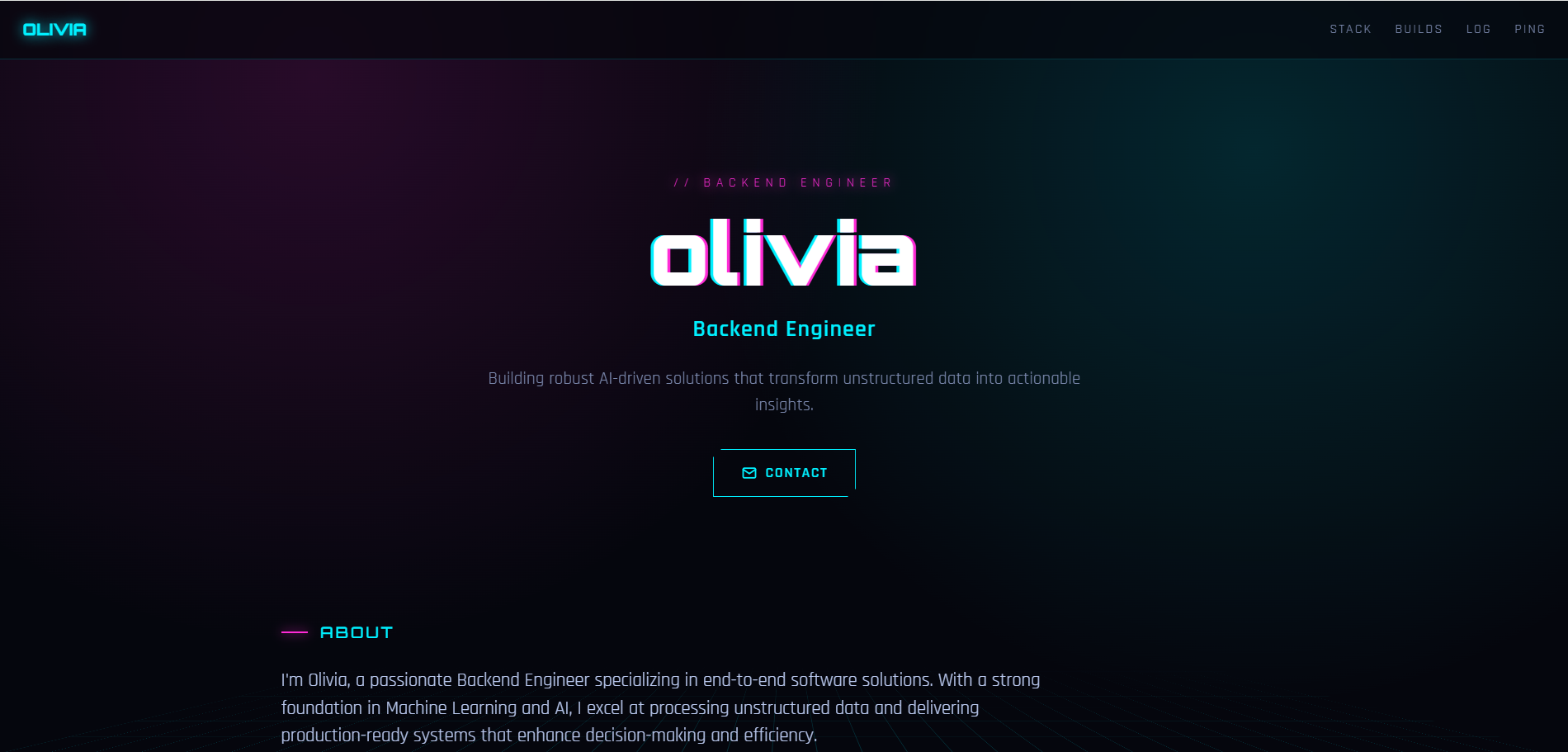 Neon template preview